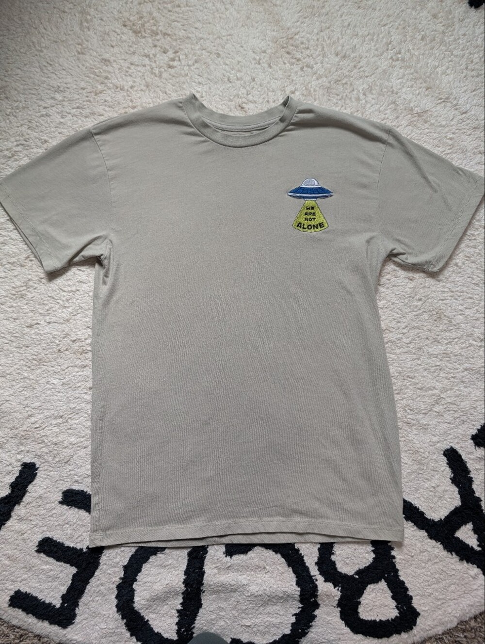 "We Are Not Alone" Alien Short Sleeve T-Shirt